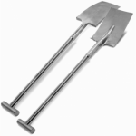 39" Stainless Steel Square Shovel - T Handle
