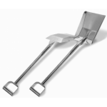 40" Stainless Steel Square Shovel