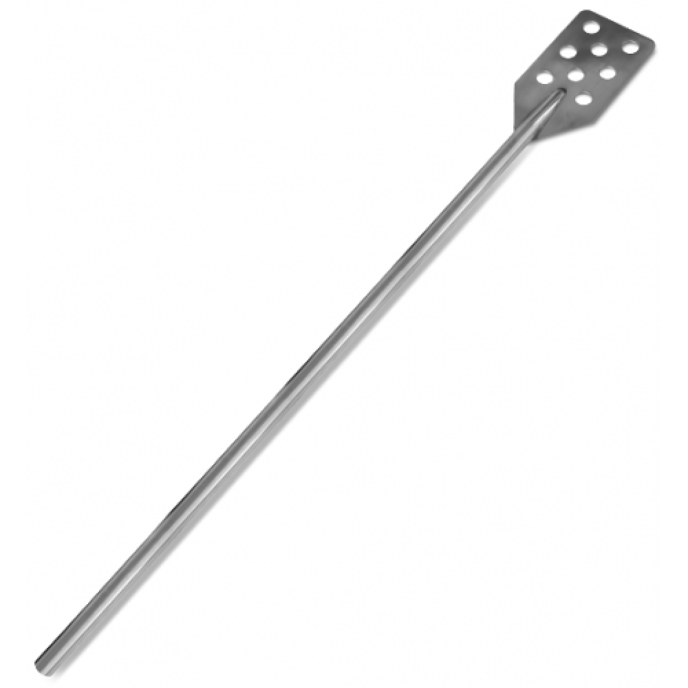60" Stainless Steel Paddle with Perforated Blade