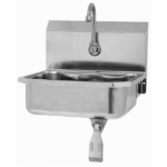 Wall Mount Sink with Single Knee Valve