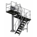 Two Stage Stationary Hanging Platform