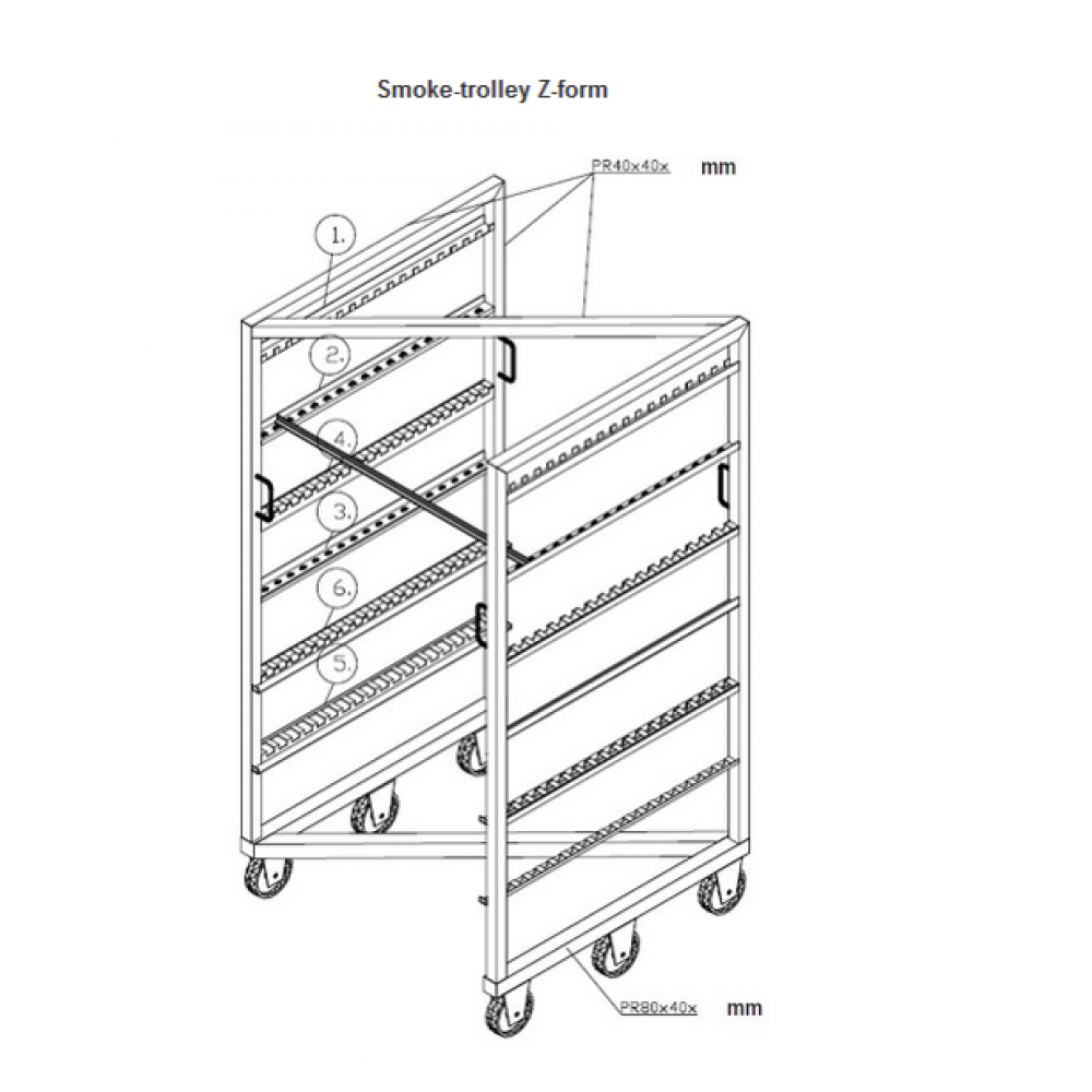 Z-Form Custom Smokehouse Cart